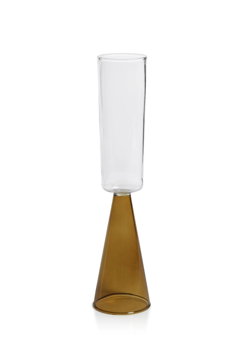 Veneto Champagne Flute Amber