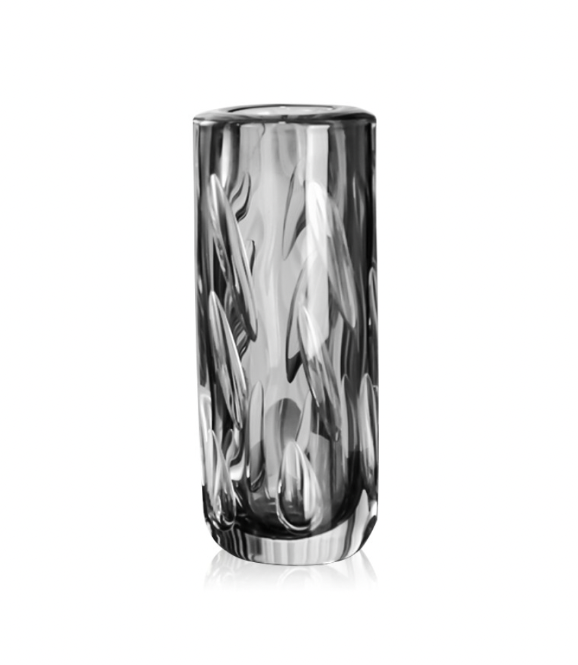 Glass Arkansas Vase Smoky Medium