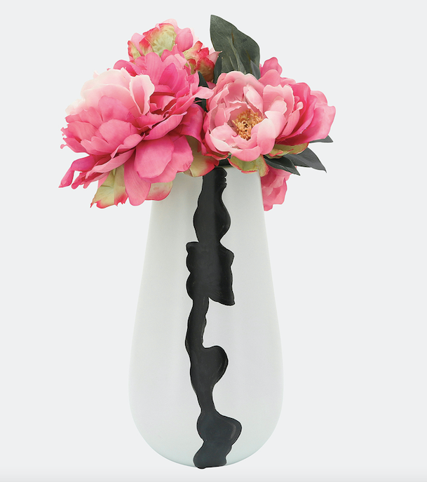 Ceramic 12H Modern Vase, White