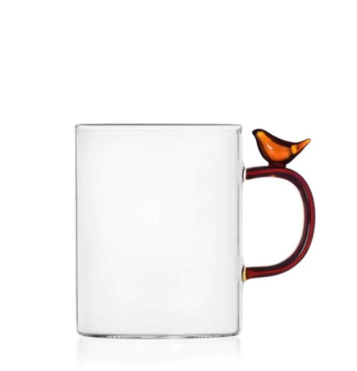 BIRDS Mug Orange Bird