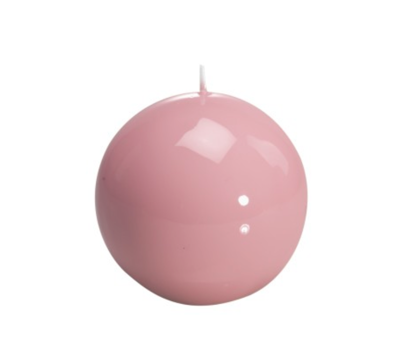 Pink Meloria Ball Candle D.120