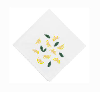 Napkin Off White Small Lemons