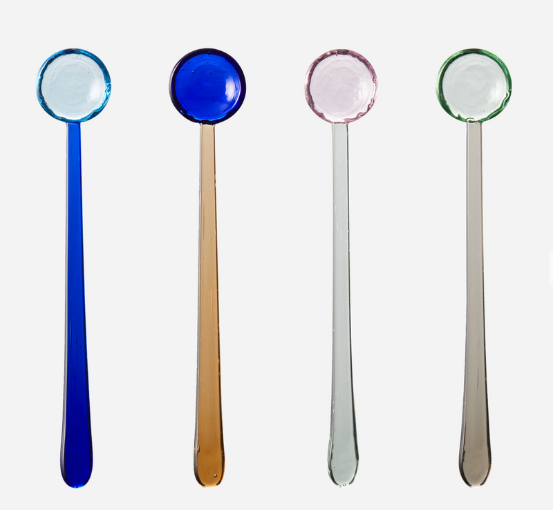 Glass spoons Torino