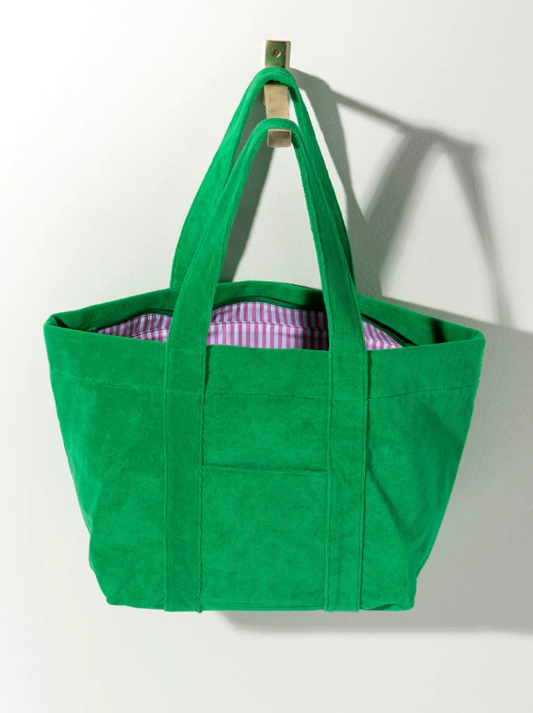 Sol Terry Tote Green