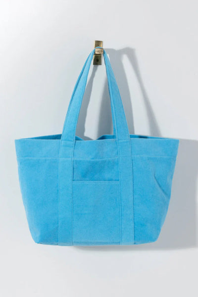 Sol Terry Tote Turquoise