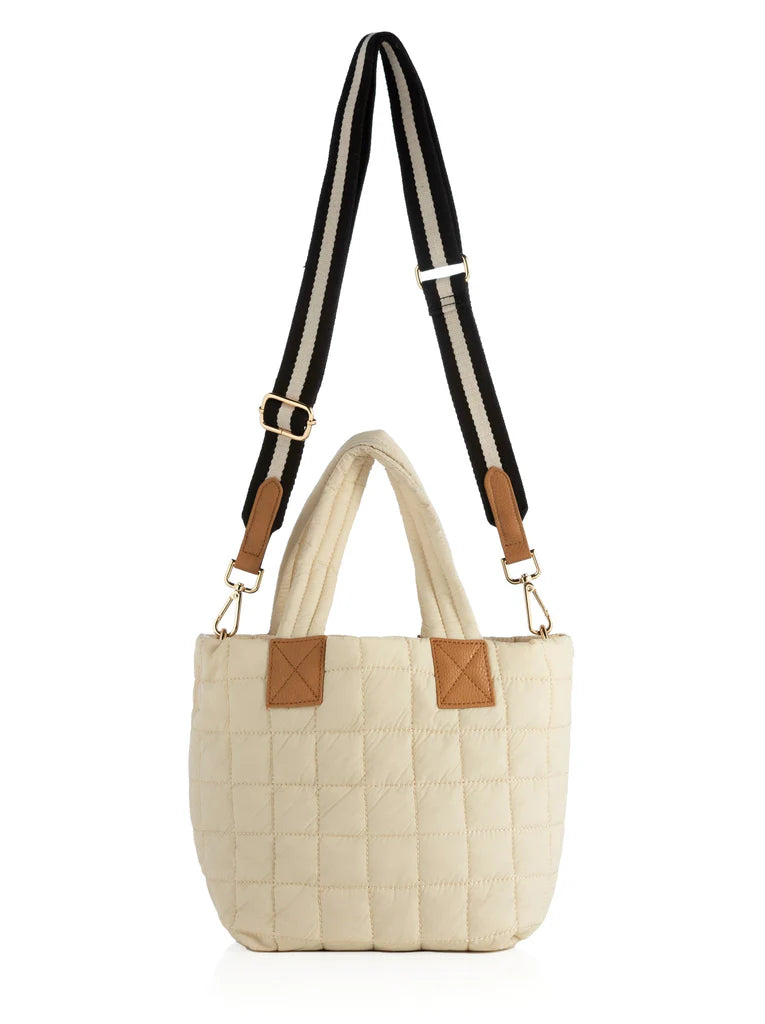 Erza Mini Tote Cross Body Ivory