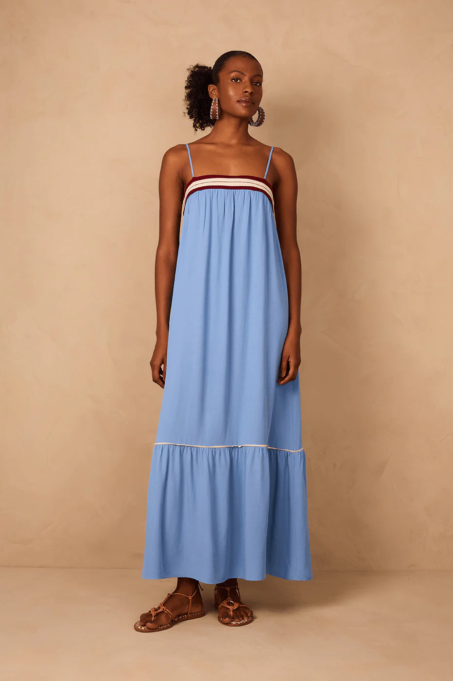 Vivien Maxi Dress Sky Blue