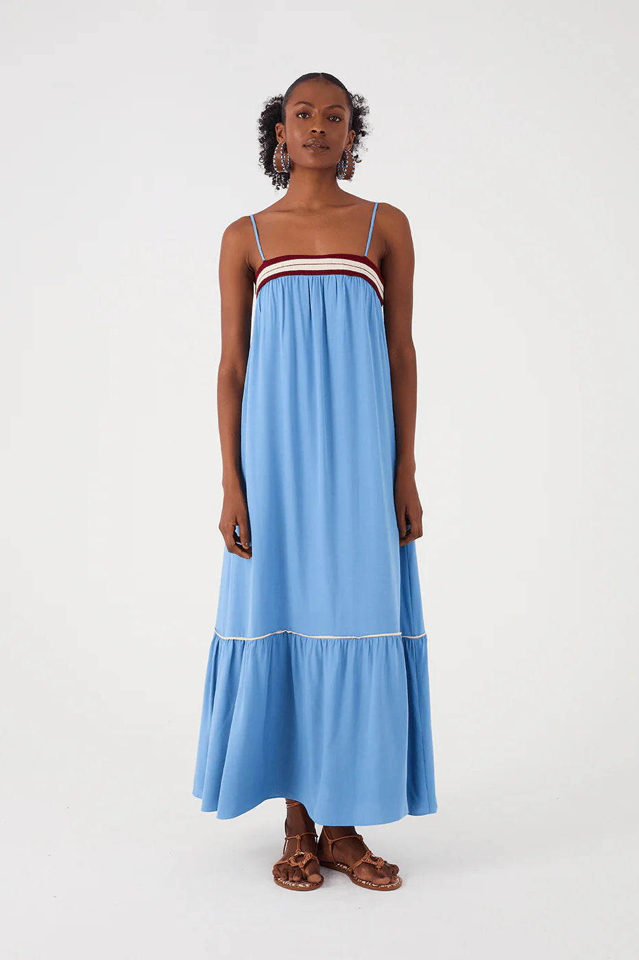 Vivien Maxi Dress Sky Blue