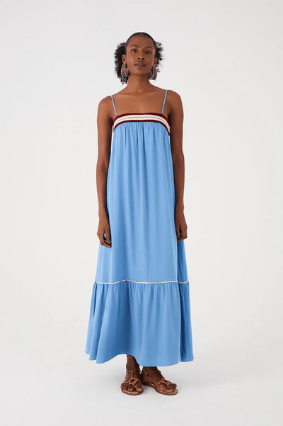 Vivien Maxi Dress Sky Blue