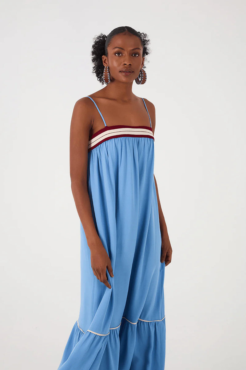 Vivien Maxi Dress Sky Blue