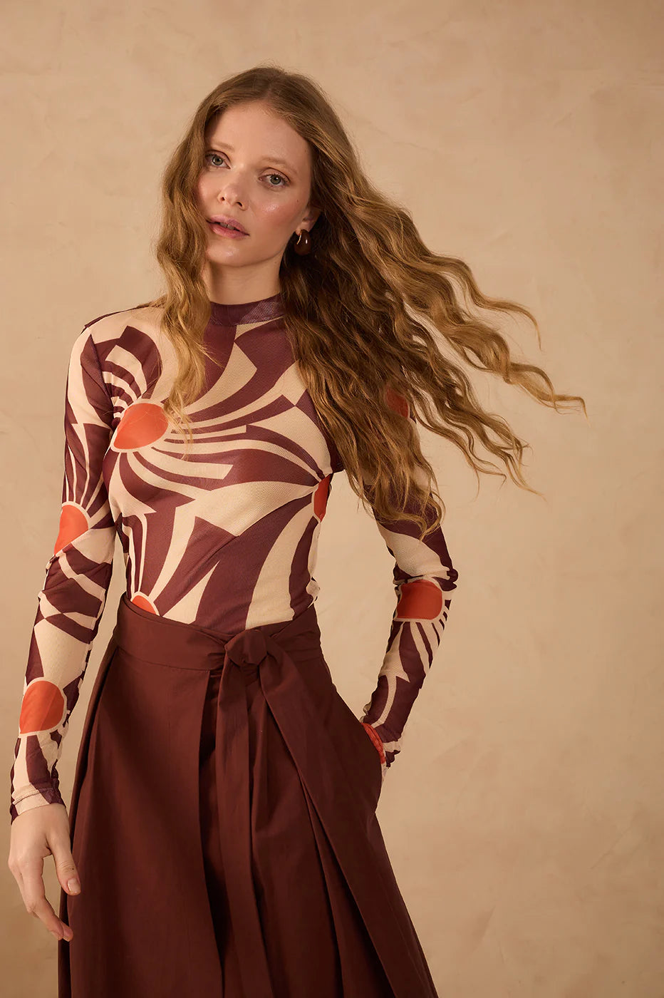 Maria Top Print
