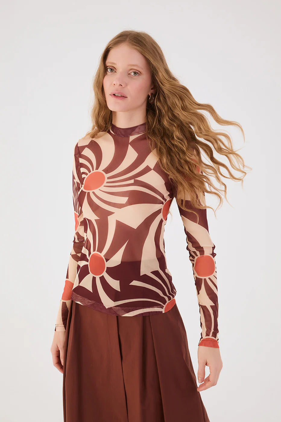 Maria Top Print