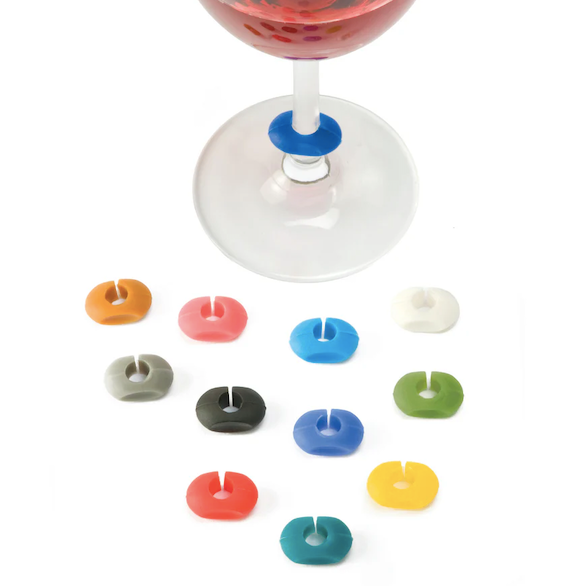 Wine O Silicone Wine Charms