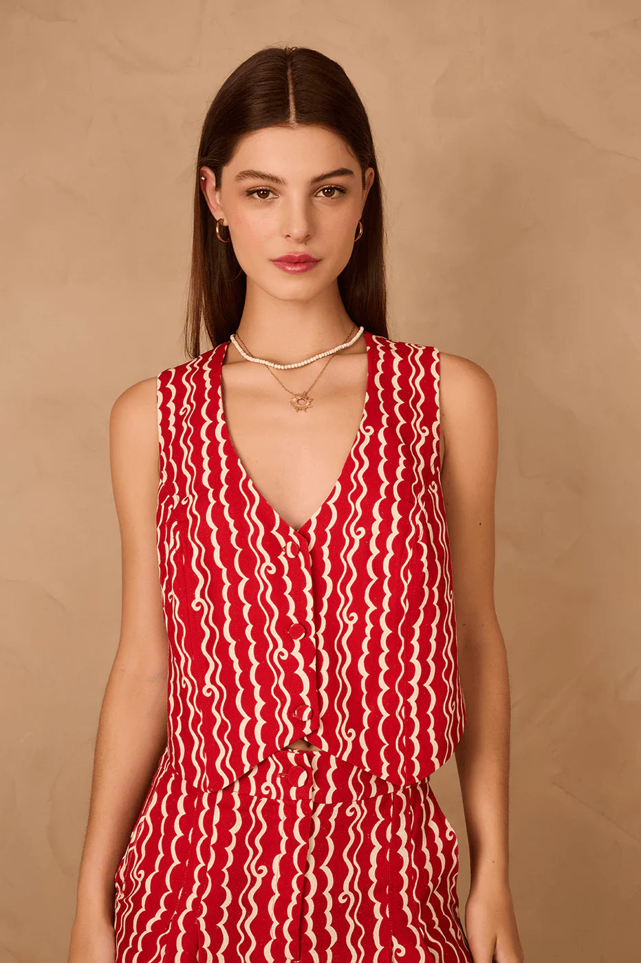 Milka Vest Estampado