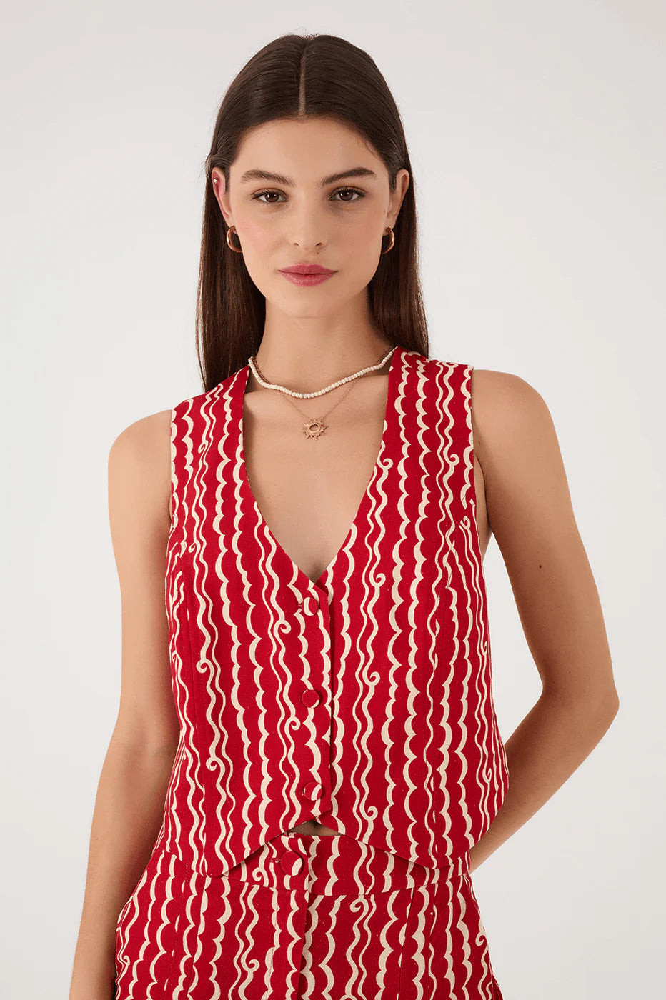 Milka Vest Estampado