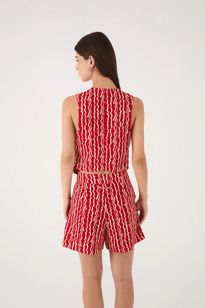 Milka Vest Estampado
