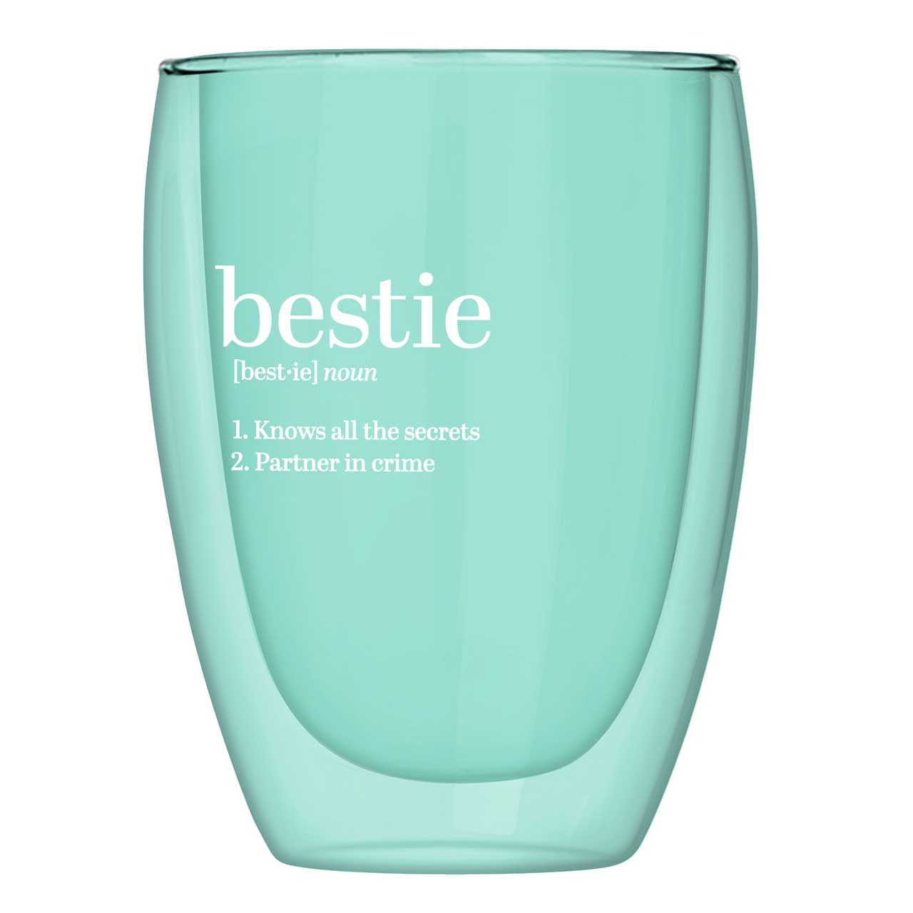 Double Wall Stemless Glass Bestie