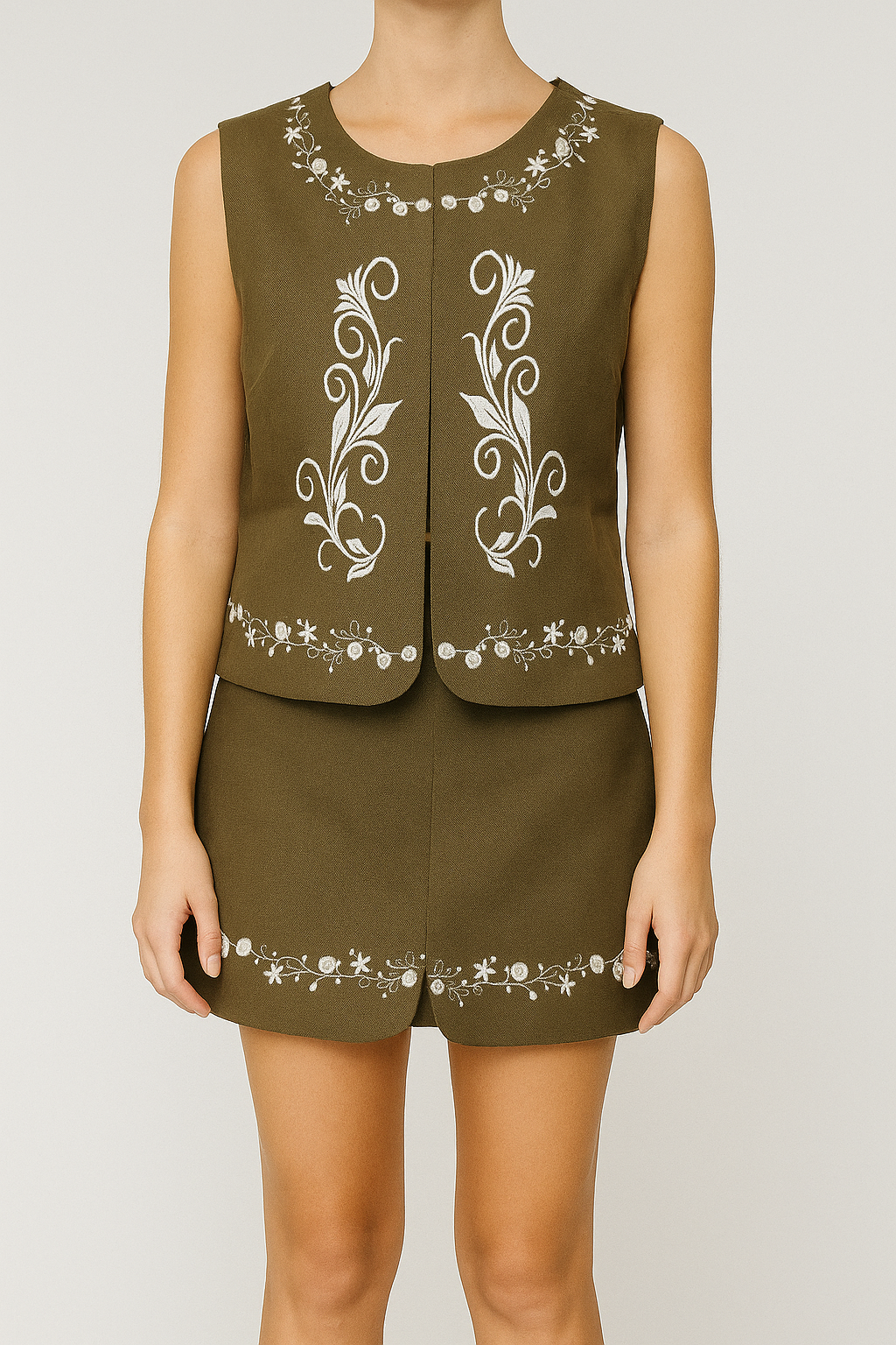 Brea Vest Olive