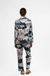 Snow Pant Leopard Blue