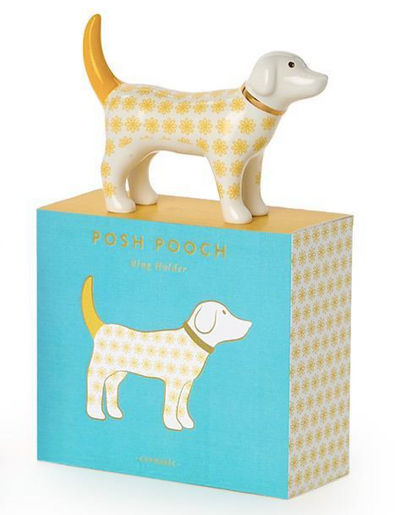 Dog Lover Ceramic Ring Holder