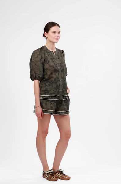Balloon Italian Shirt Coast Green