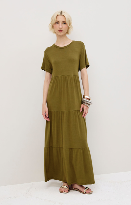 Luna Dress Green