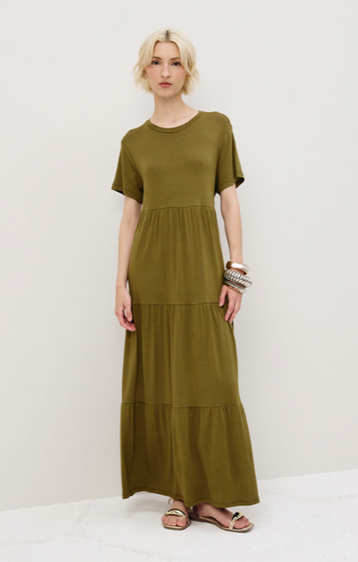 Luna Dress Green