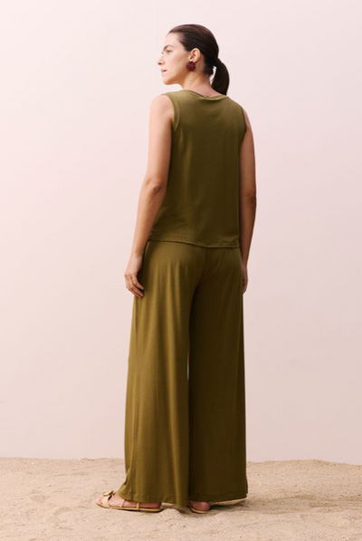 Nilsa Pant Green