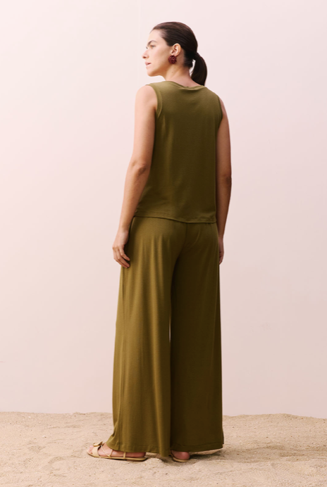 Nilsa Pant Green