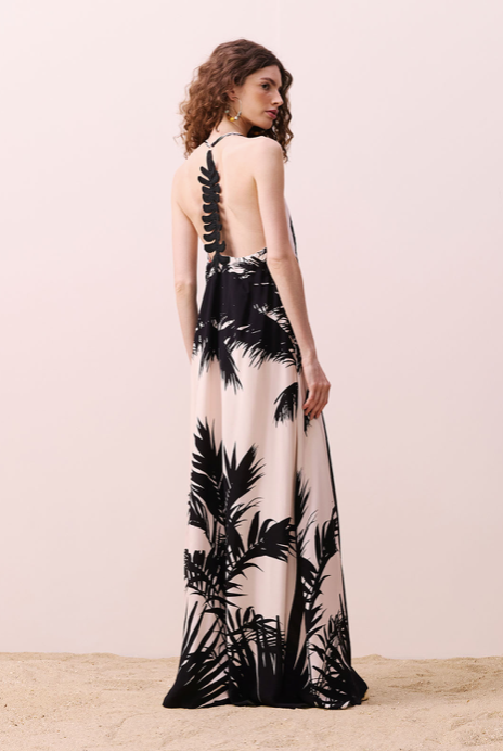 Roxan Dress Print Black