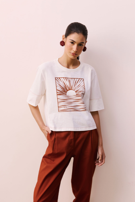 Yarisel Tshirt Terracota