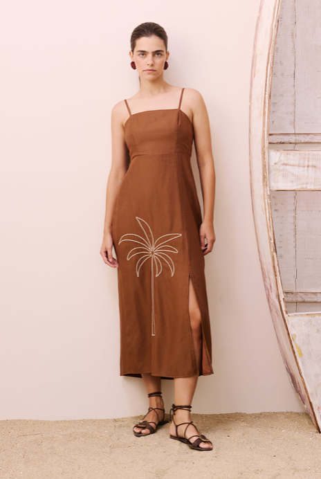 Orina Dress Brown