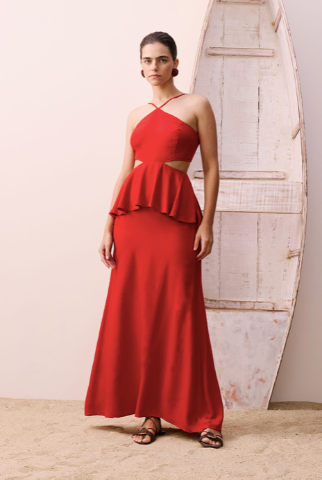 Beni Dress Red