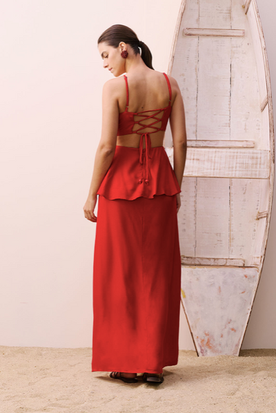 Beni Dress Red