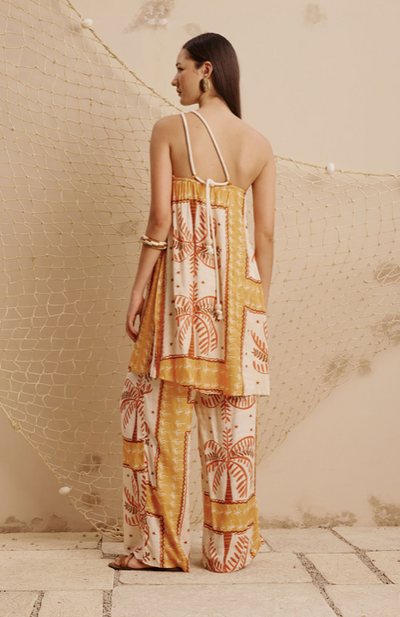 Hilary Pant Estampado Yellow