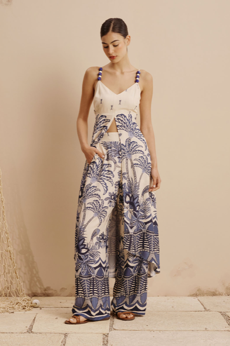 Diana Pant Estampado Off White