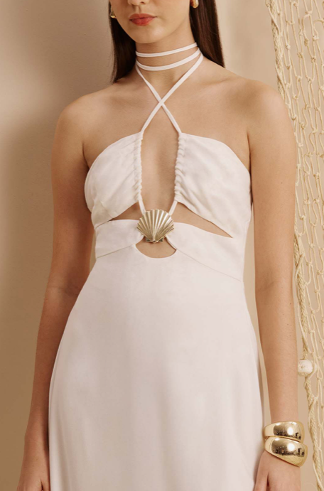 Zehra Dress Off White