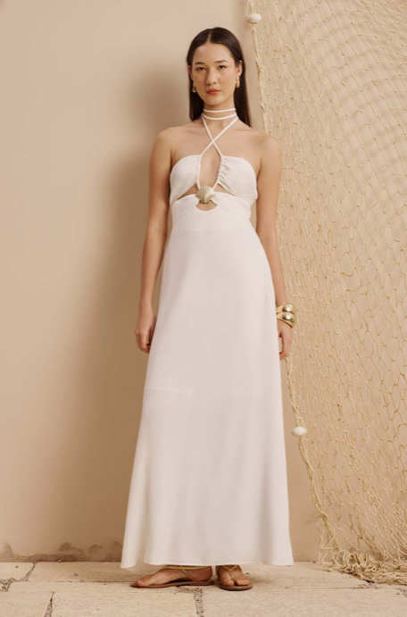 Zehra Dress Off White