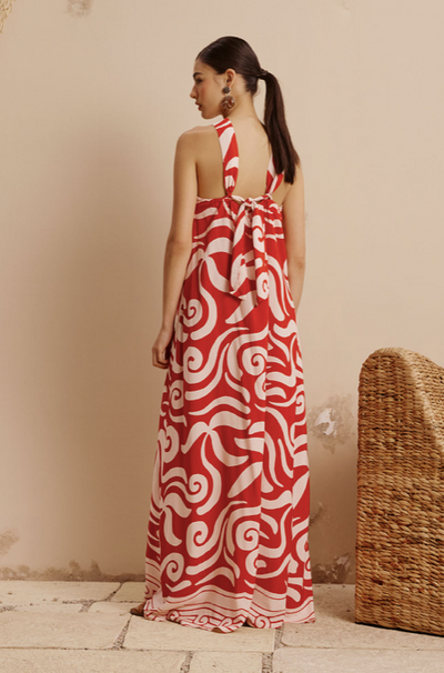 Aysel Dress Red