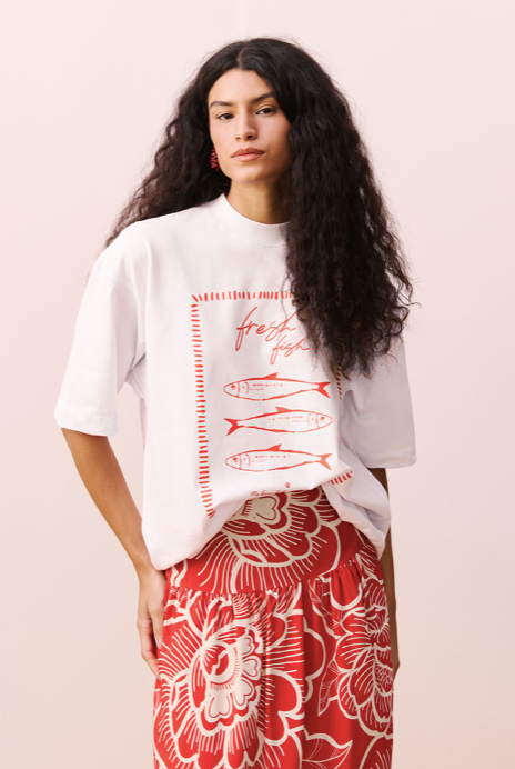 Tshirt Silk Fresh Fish