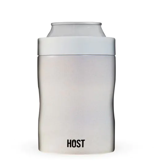 Stay Chill Standard Can Cooler Pearl White