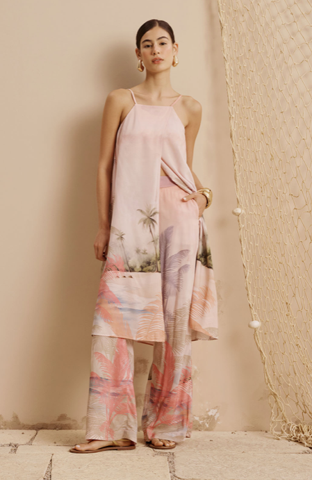 Adalet Pant Estamado Pink