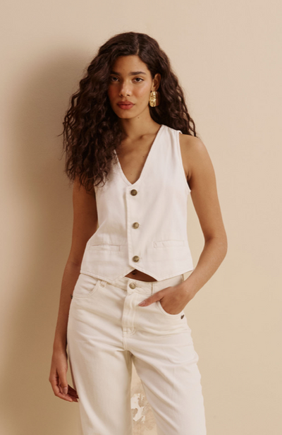 Hasret Vest Off White