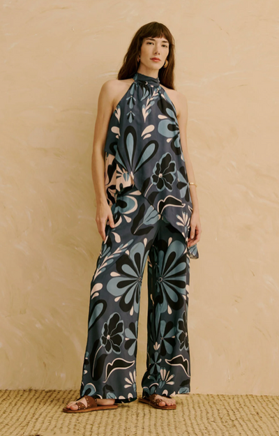 Eliana Pant Blue Multi