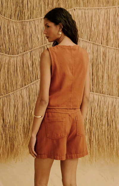 Flavia Short Marron