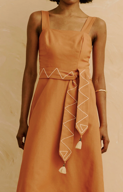 Isadora Dress Beige