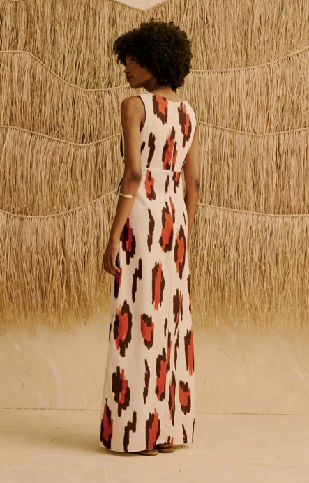 Luana Dress Off White Multi