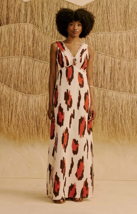 Luana Dress Off White Multi