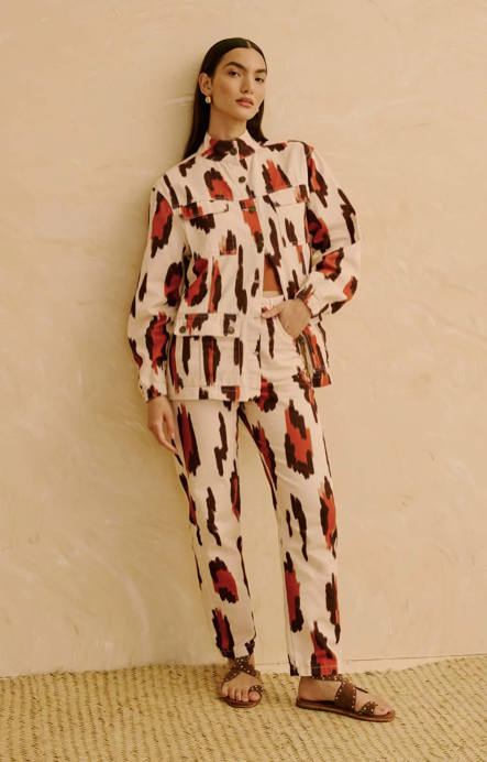 Luana Jacket Off White Multi