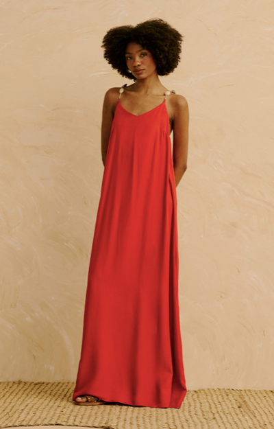 Caio Dress Red